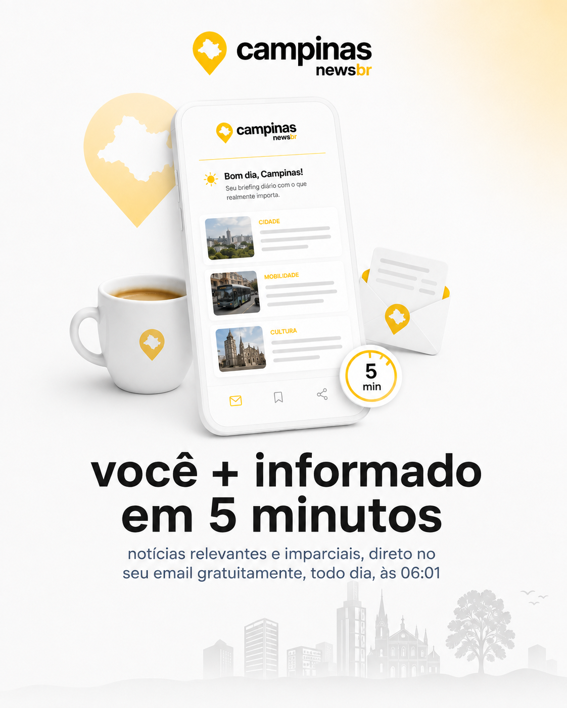 você + informado em 5 minutos — Campinas News Br